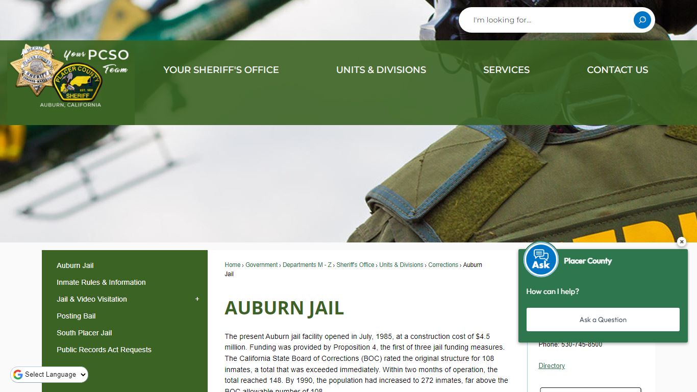 Auburn Jail | Placer County, CA